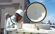 特殊建築物等定期調査風景2
