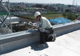 特殊建築物等定期調査風景7