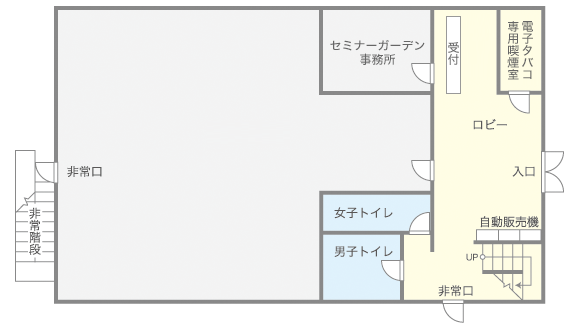 研修棟 1Fフロア 案内図