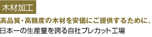 木材加工