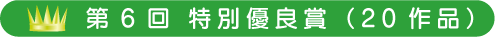 第6回　特別優良賞（20作品）