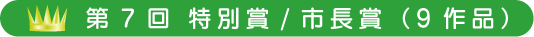 第7回　特別賞/市長賞（9作品）