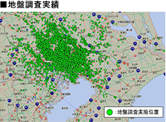 ■地盤調査実績